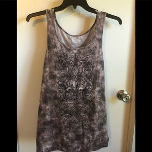 Jr Plus 2X Prairie Rose Fleur de lis sleeveless